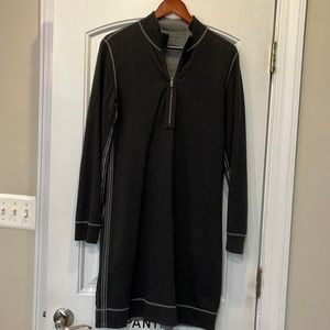 Tommy Bahama size medium reversible charcoal and light grey reversible dress